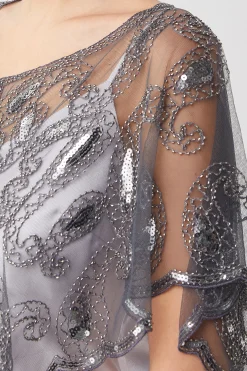 BABEYOND Shawls & Scarves|1920S Sequin Beaded Gatsby Shawl