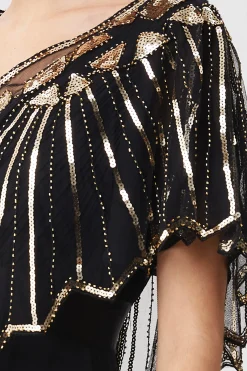 BABEYOND Shawls & Scarves|1920S Sequin Flapper Evening Shawl