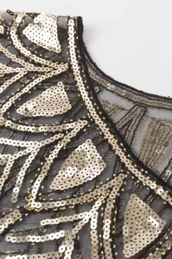 BABEYOND Shawls & Scarves|1920S Sequin Gatsby Flapper Shawl