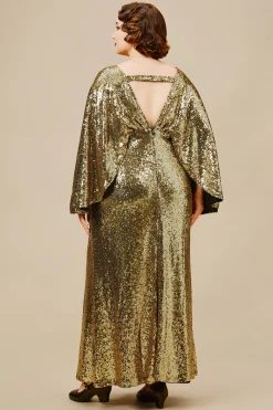 BABEYOND Dresses|Scoop Neck Angel Sleeve Plus Dress