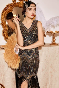 BABEYOND Dresses|Sleeveless V-Neck Cocktail Party Dress