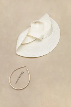 BABEYOND Headpieces & Fascinators|Straw Pillbox Race Day Fascinator