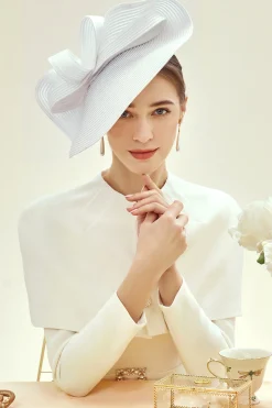 BABEYOND Headpieces & Fascinators|Straw Pillbox Race Day Fascinator