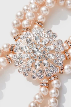 BABEYOND Jewelry|Stunning Zircon Studded Pearl Bracelet