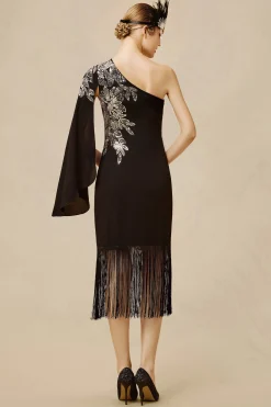 BABEYOND Dresses|The Story Of An Awakening Fringe Crepe Evening Gown
