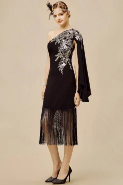 BABEYOND Dresses|The Story Of An Awakening Fringe Crepe Evening Gown