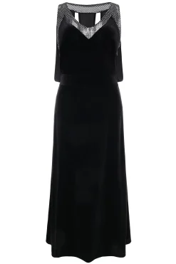BABEYOND Dresses|The Story Of An Awakening Velvet Evening Gown Black