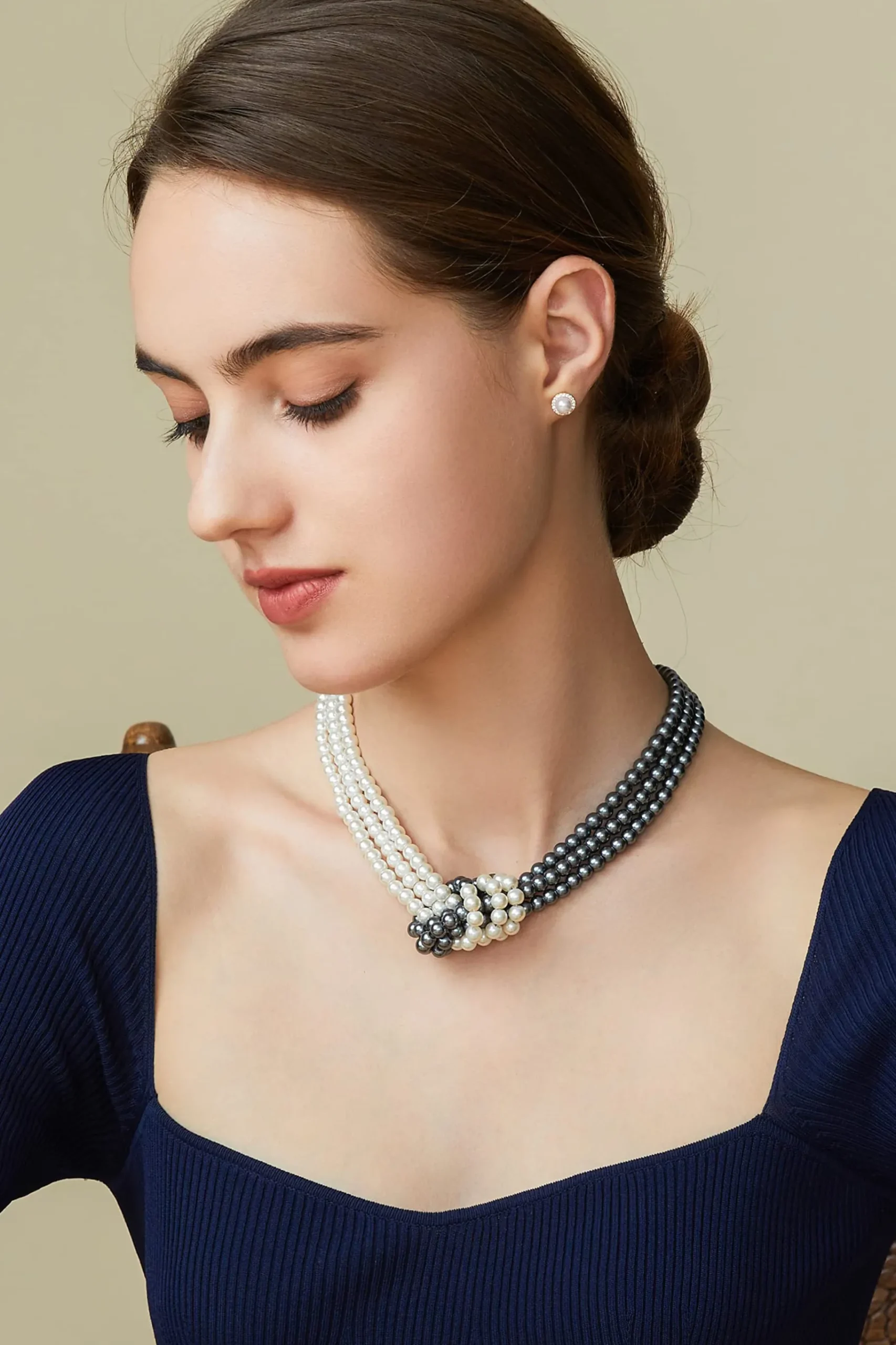 BABEYOND Jewelry|Unique Gatsby Knotted Pearl Necklace