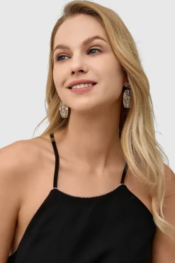 BABEYOND Jewelry|Unique Rhinestone Studded Flapper Earrings