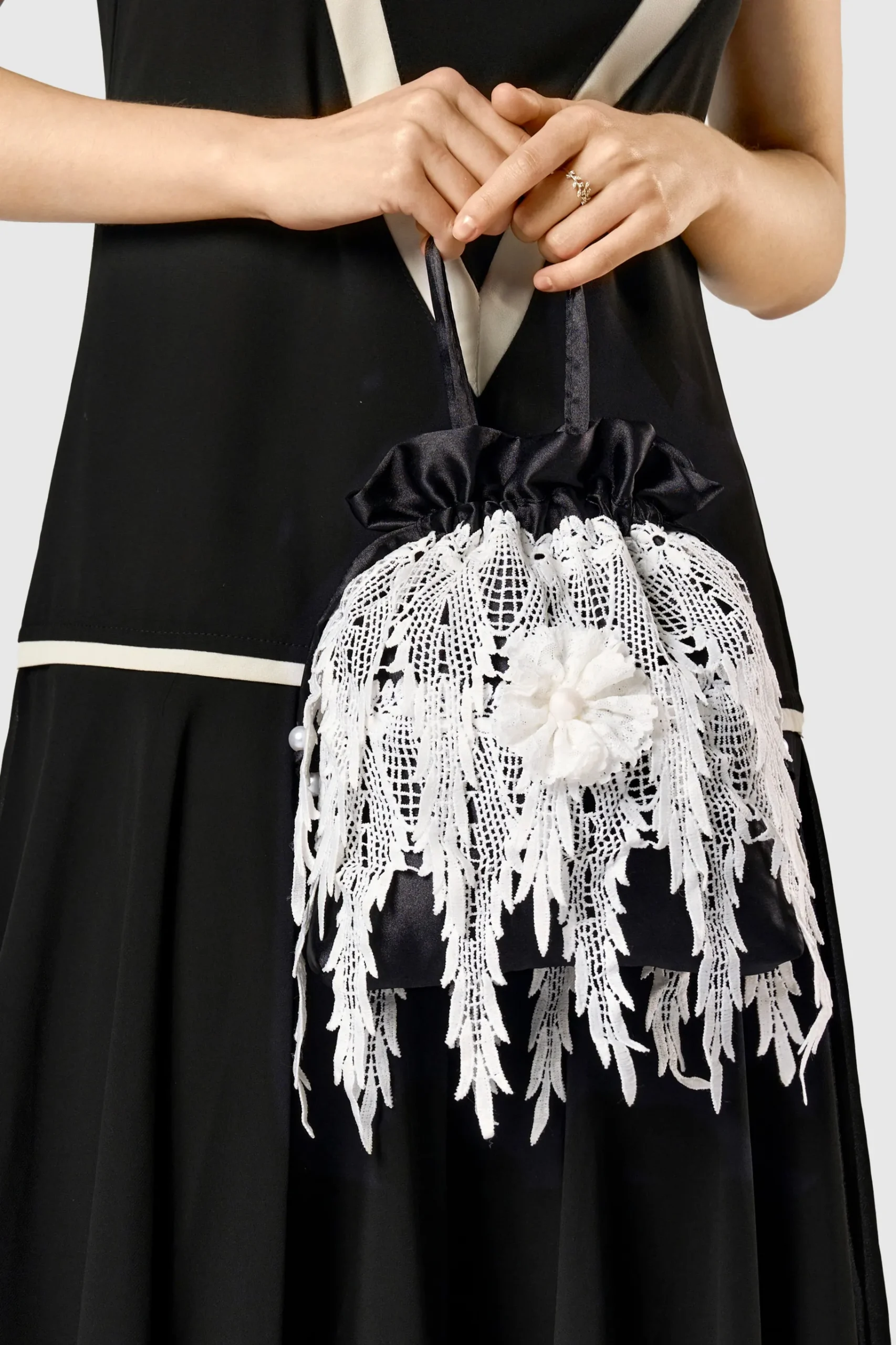 BABEYOND Handbags|Vintage Floral Lace Evening Handbag