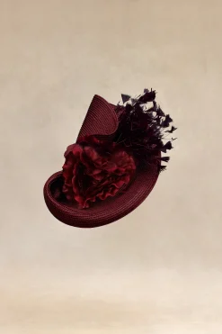 BABEYOND Headpieces & Fascinators|Wide Brim Flat Floral Irregular Fascinator
